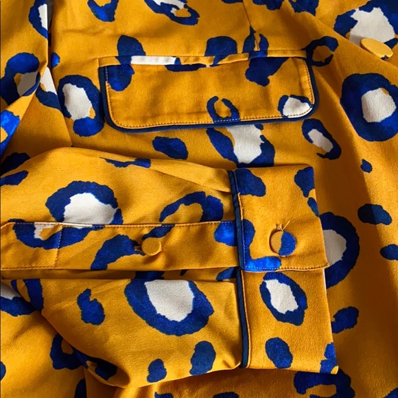 Phillip Lim Target orange leopard blazer jacket - Picture 2 of 7